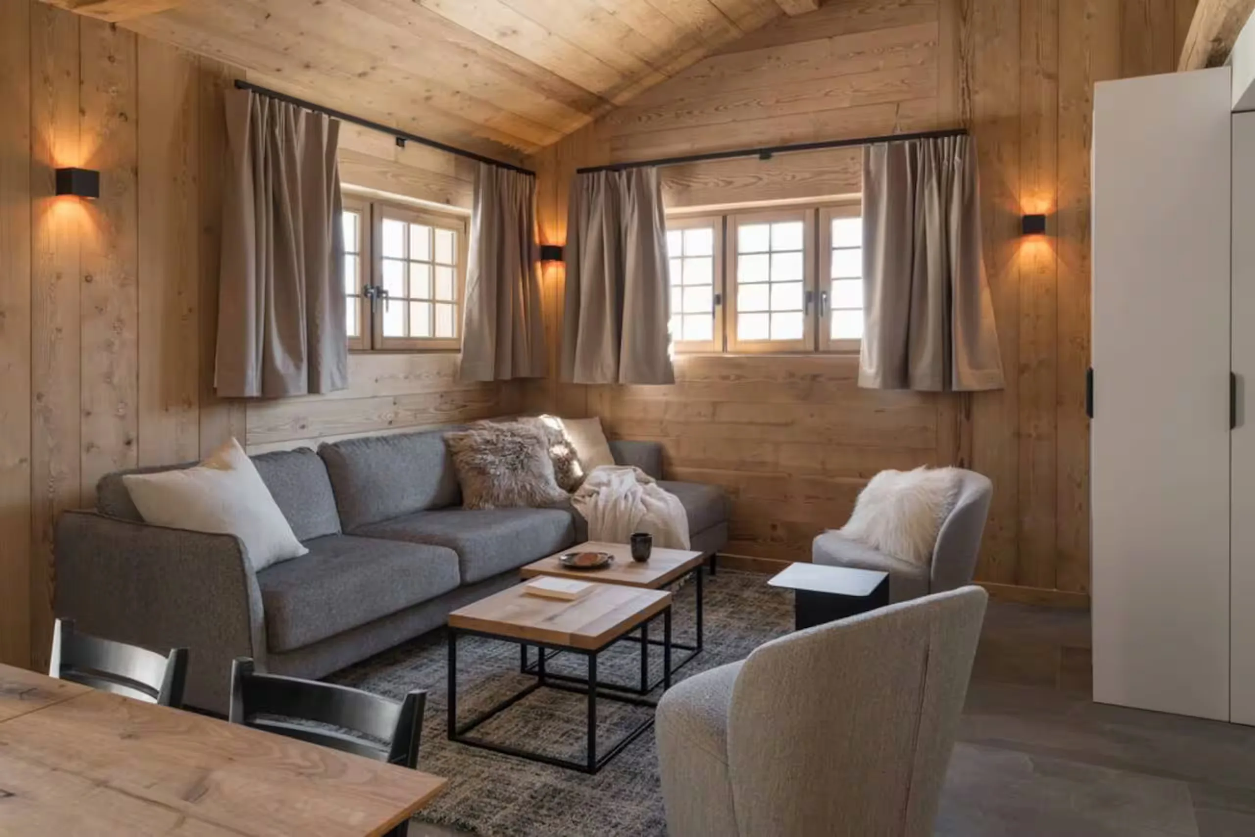 Pièce de vie — Appartement Vue Mont Blanc - 6 p