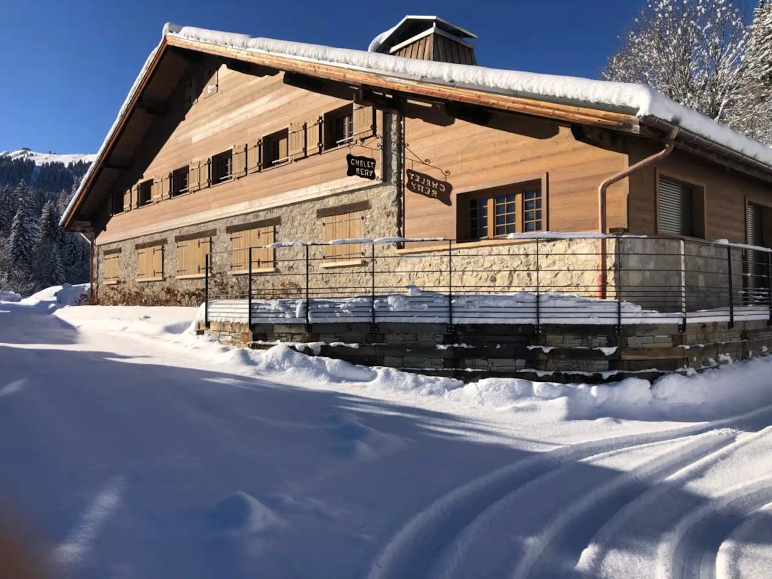 Pièce de vie — Appartement Vue Mont Blanc - 6 p